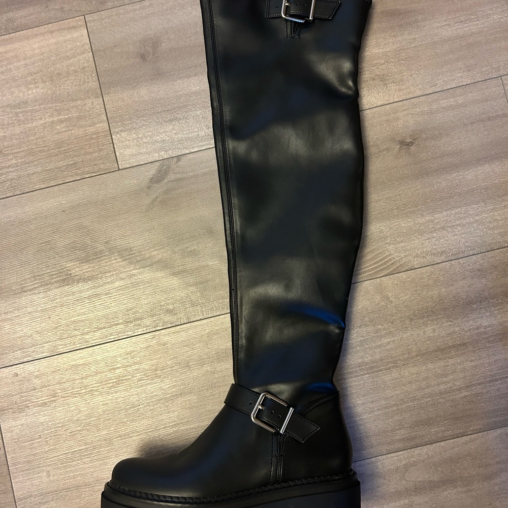 GB Game Changer over the knee lug sole boots - Picture 11 of 13